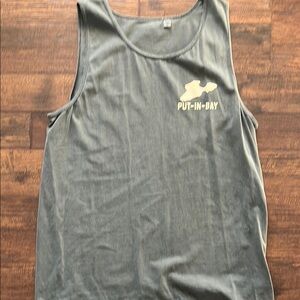 Put-in-Bay Gray Men's Swim Tank